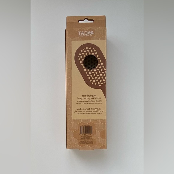 TADA Natural Beauty Hairbrush, Biodegradable Vent Hairbrush - Picture 3 of 5